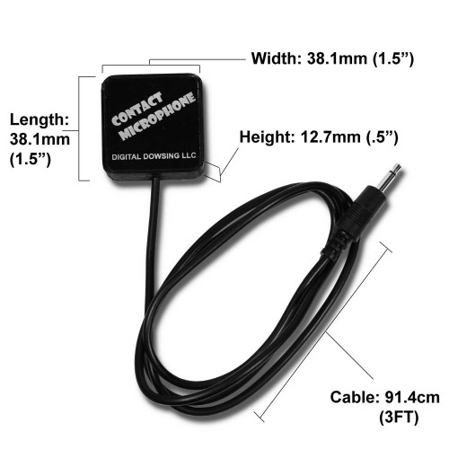 Contact Microphone Dimensions